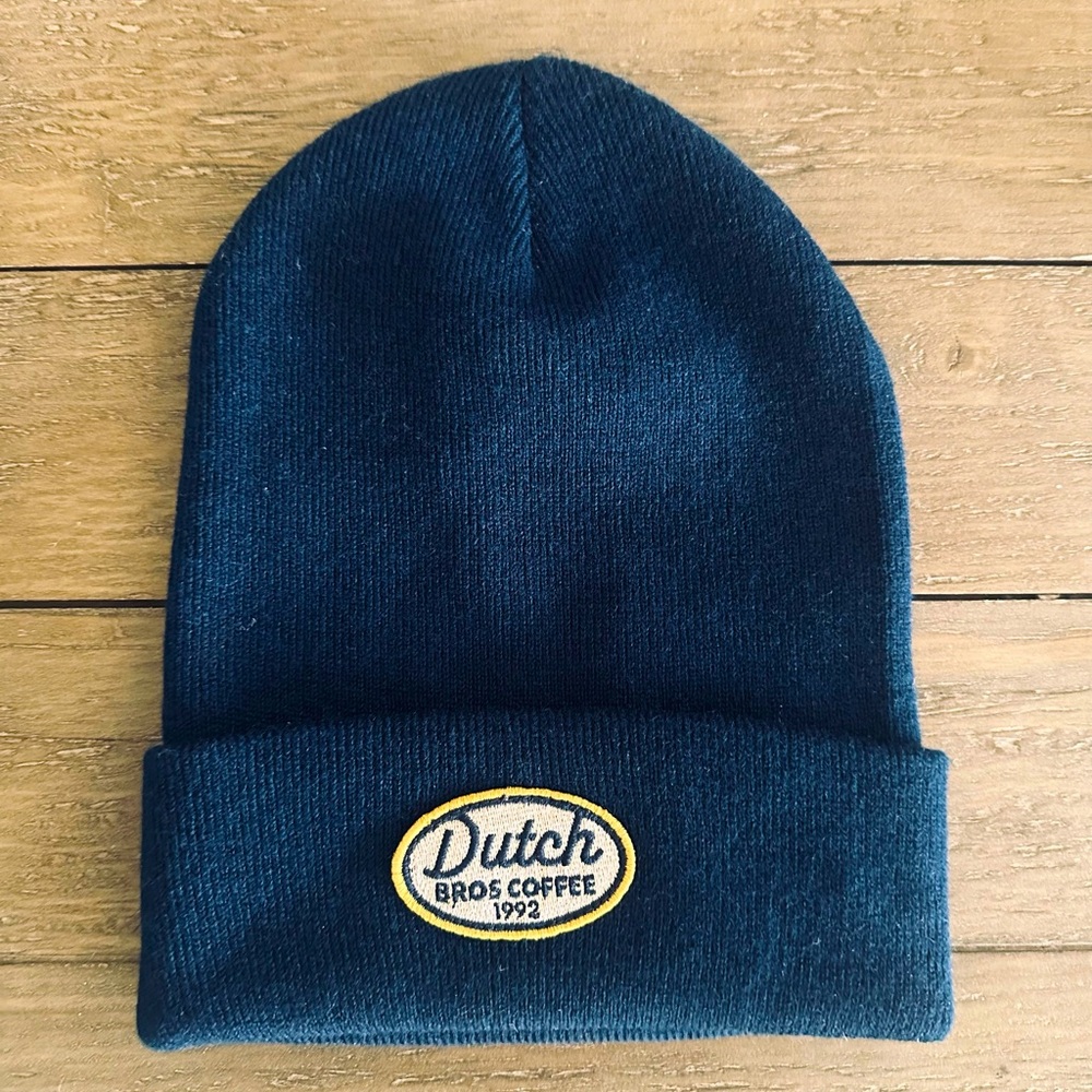NEW Dutch Bros Beanie NAVY Blue